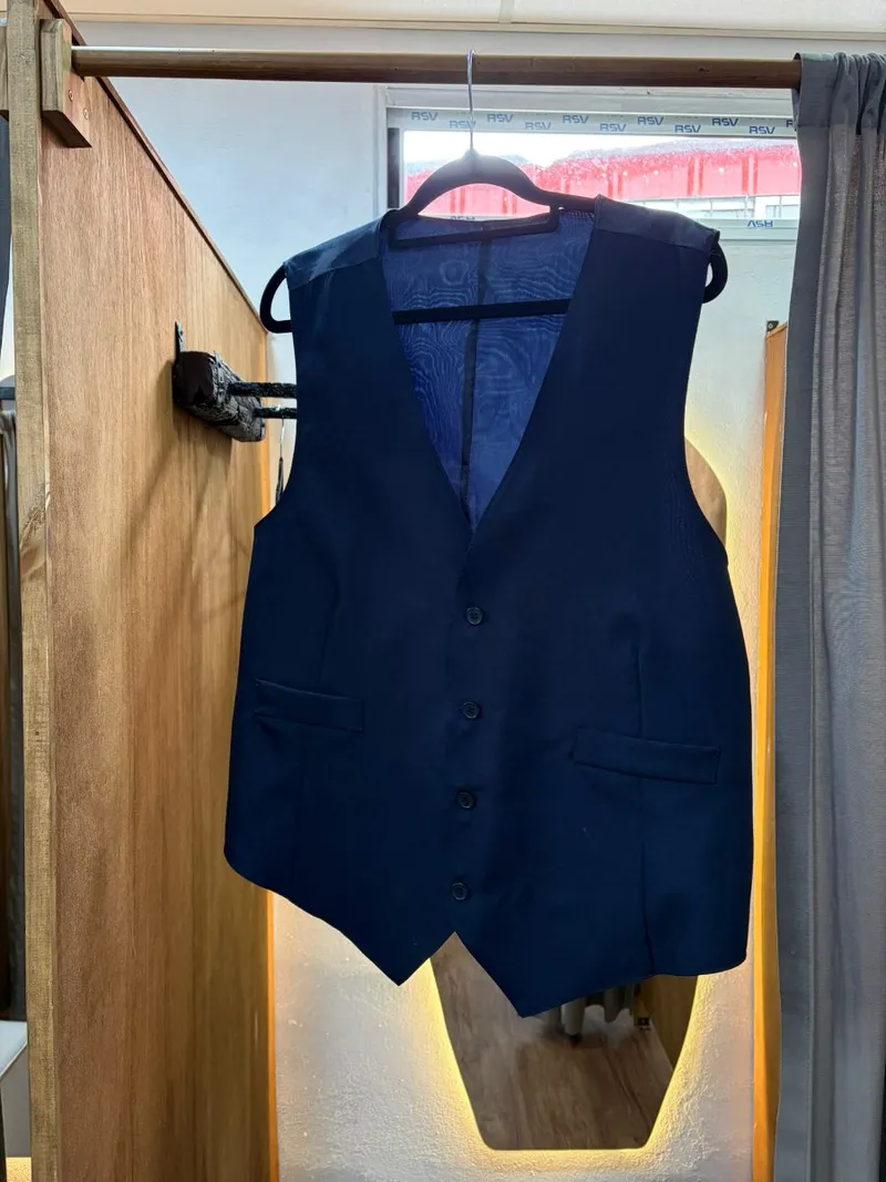 Chaleco azul