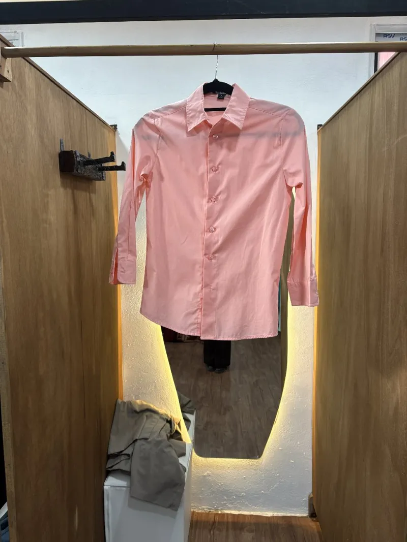 Camisa de niño rosa
