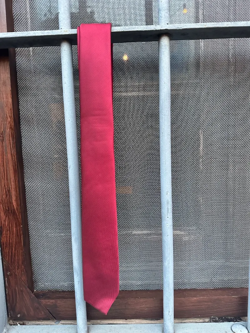 Corbata roja