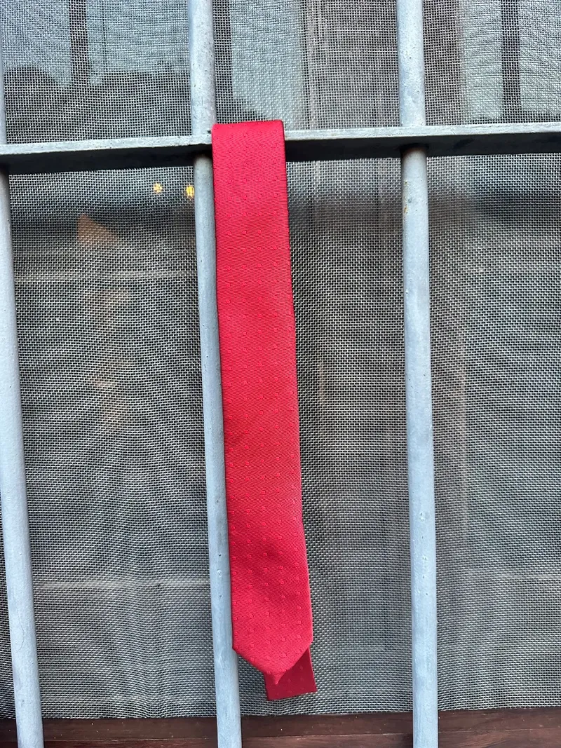Corbata roja