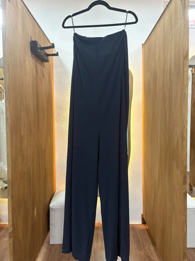 Mono azul strapless