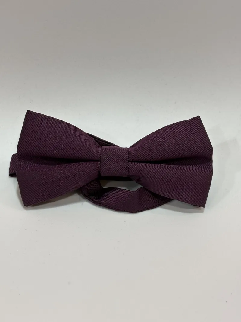 Moño violeta liso