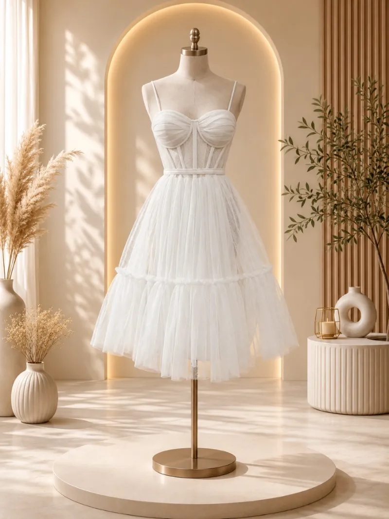 Vestido quinceañera/novia corto