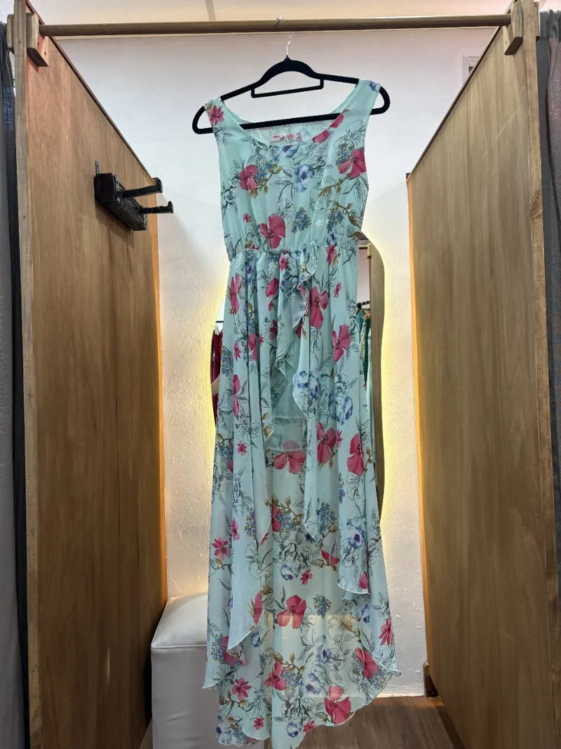 Vestido corto estampado