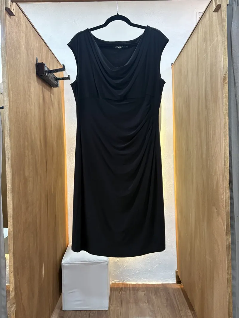 Vestido largo negro